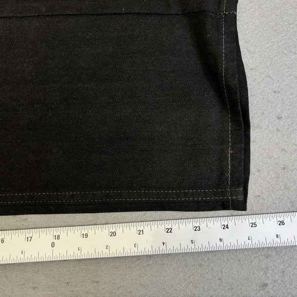 Levis 505 Boys Regular Straight Leg Jeans Black Adjustable Waistband 12R 26x26 - Picture 5 of 8